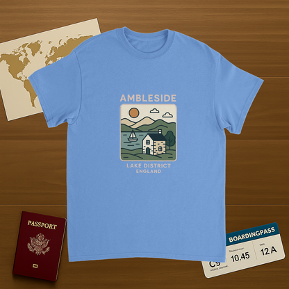 Ambleside Lake District England Unisex Travel T-Shirt