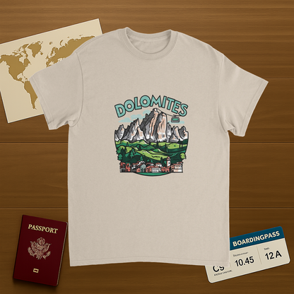 Dolomites Italy Unisex Travel T-Shirt