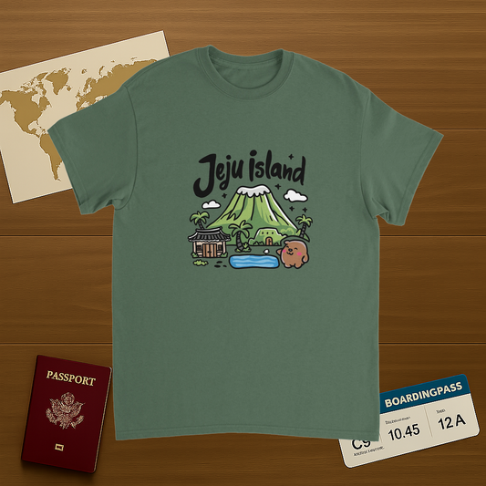 Jeju Island South Korea Unisex Travel T-Shirt