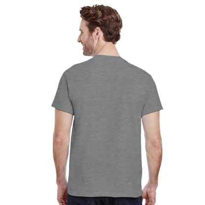 Whistler Canada Unisex Travel T-Shirt featuring a man from the back