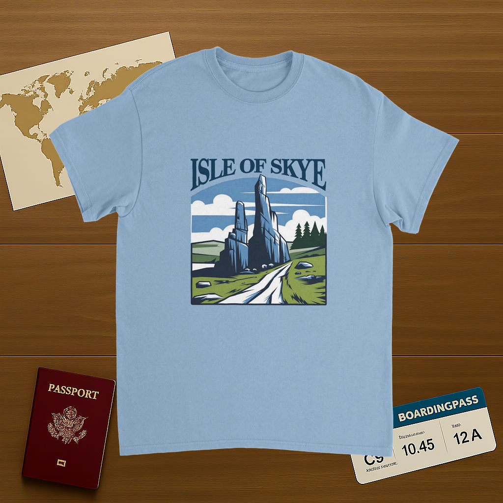 Isle of Skye Scotland Unisex Travel T-Shirt