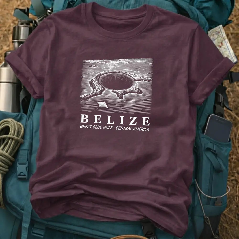 Belize Great Blue Hole T-Shirt – Marine Reserve Tee