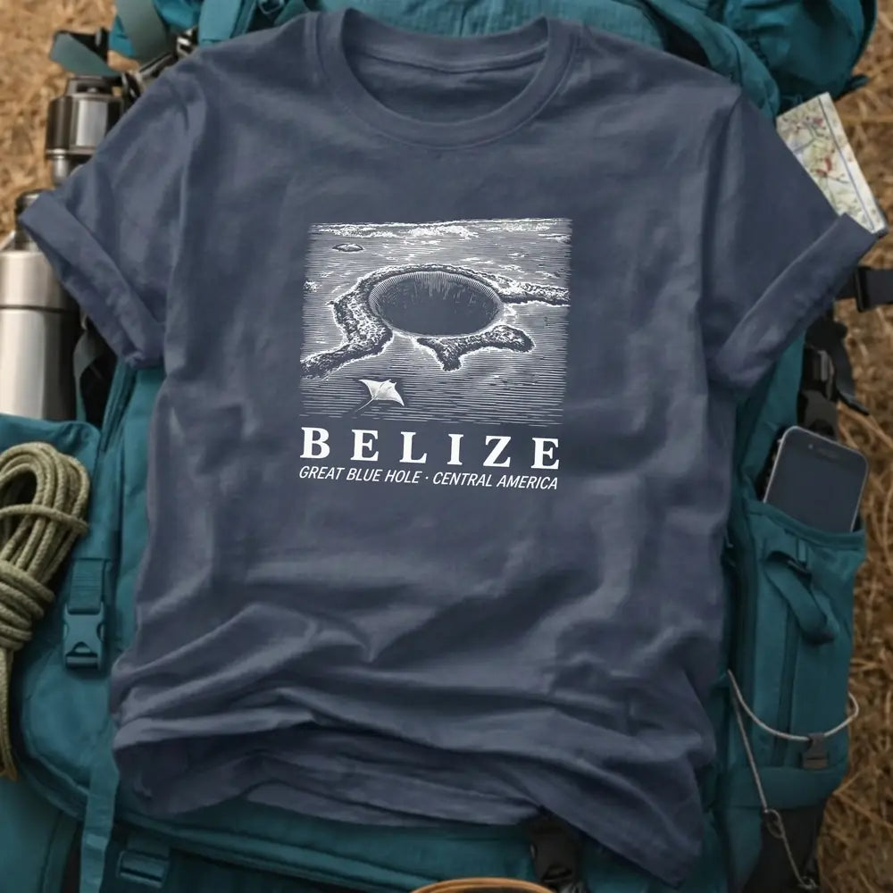 Belize Great Blue Hole T-Shirt – Marine Reserve Tee