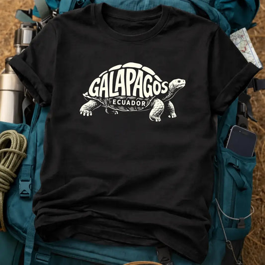 Galapagos Islands Ecuador Graphic Tee - Vintage Tortoise Nature & Wildlife Shirt