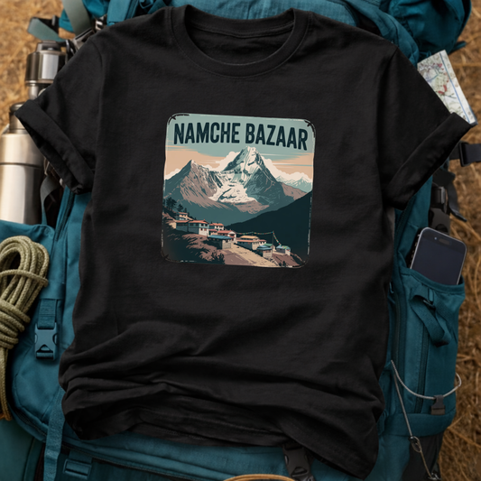 Namche Bazaar Nepal Unisex Travel T-Shirt