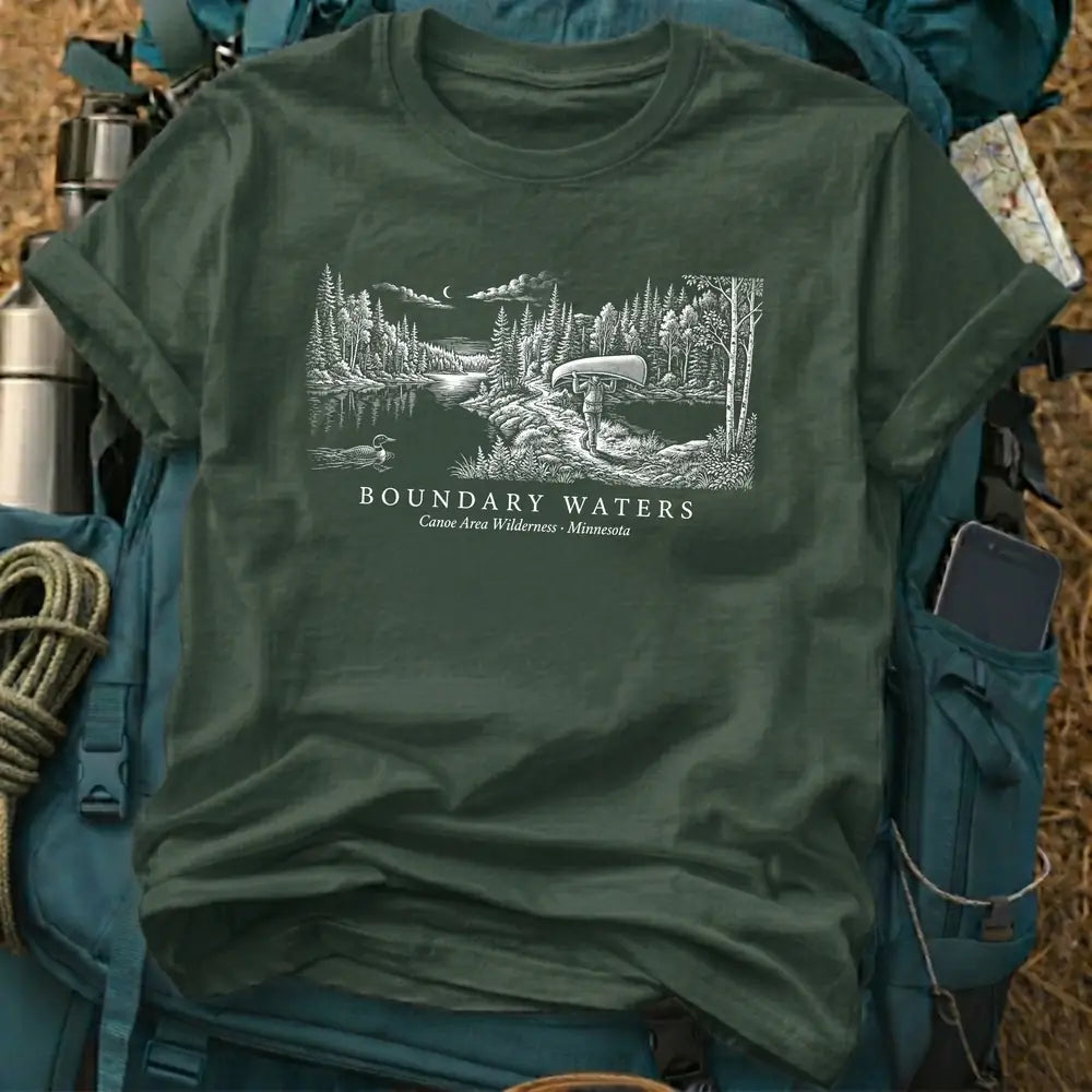 Boundary Waters Minnesota T-Shirt – Canoe Tee