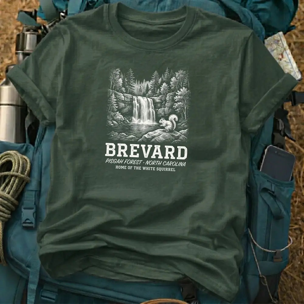 Brevard North Carolina T-Shirt – White Squirrel Tee