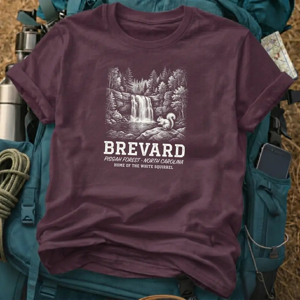 Brevard North Carolina T-Shirt – White Squirrel Tee