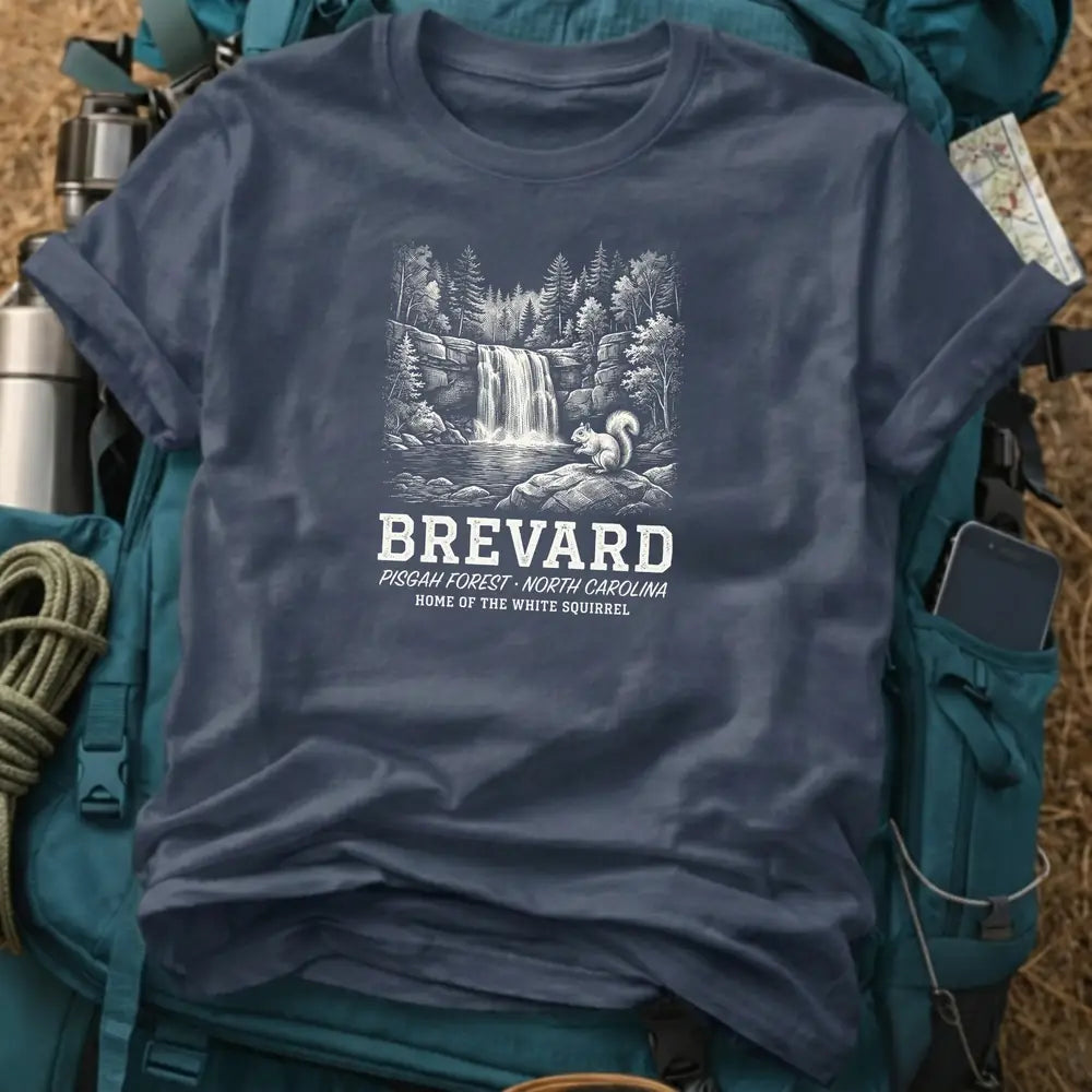 Brevard North Carolina T-Shirt – White Squirrel Tee