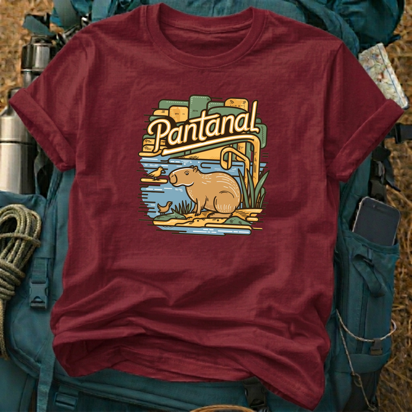 Pantanal Brazil Unisex Travel T-Shirt