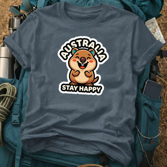 Australia Quokka T-Shirt – Cute Travel Graphic Tee