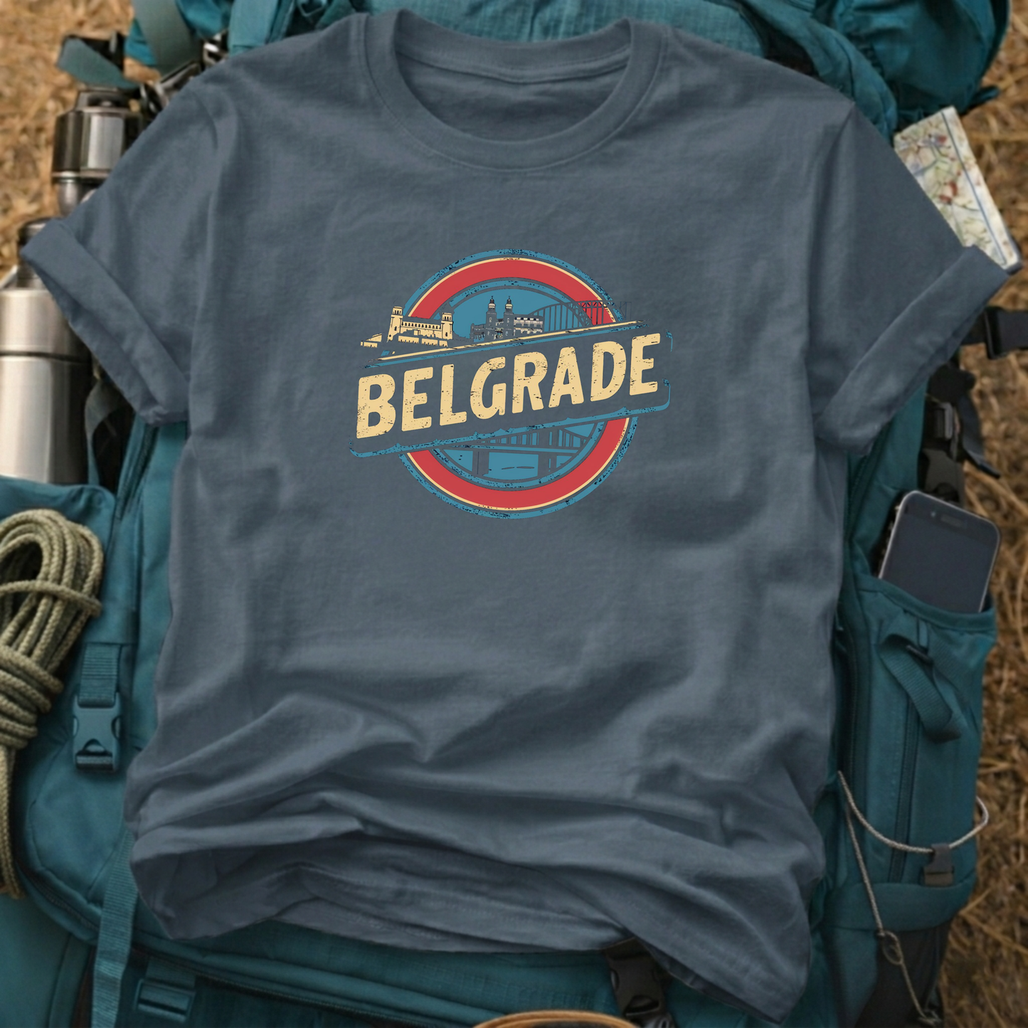Belgrade Serbia Unisex Travel T-Shirt