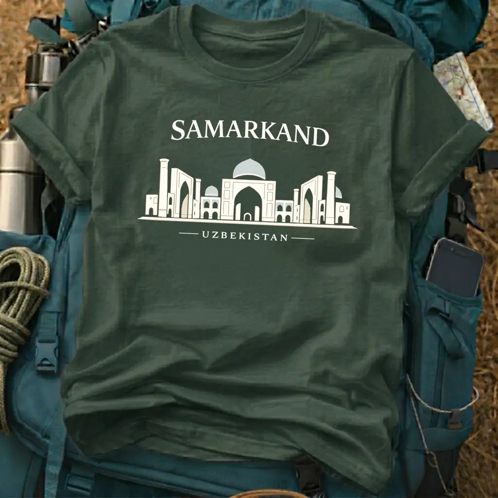 Samarkand T-Shirt – Registan Square Graphic Tee