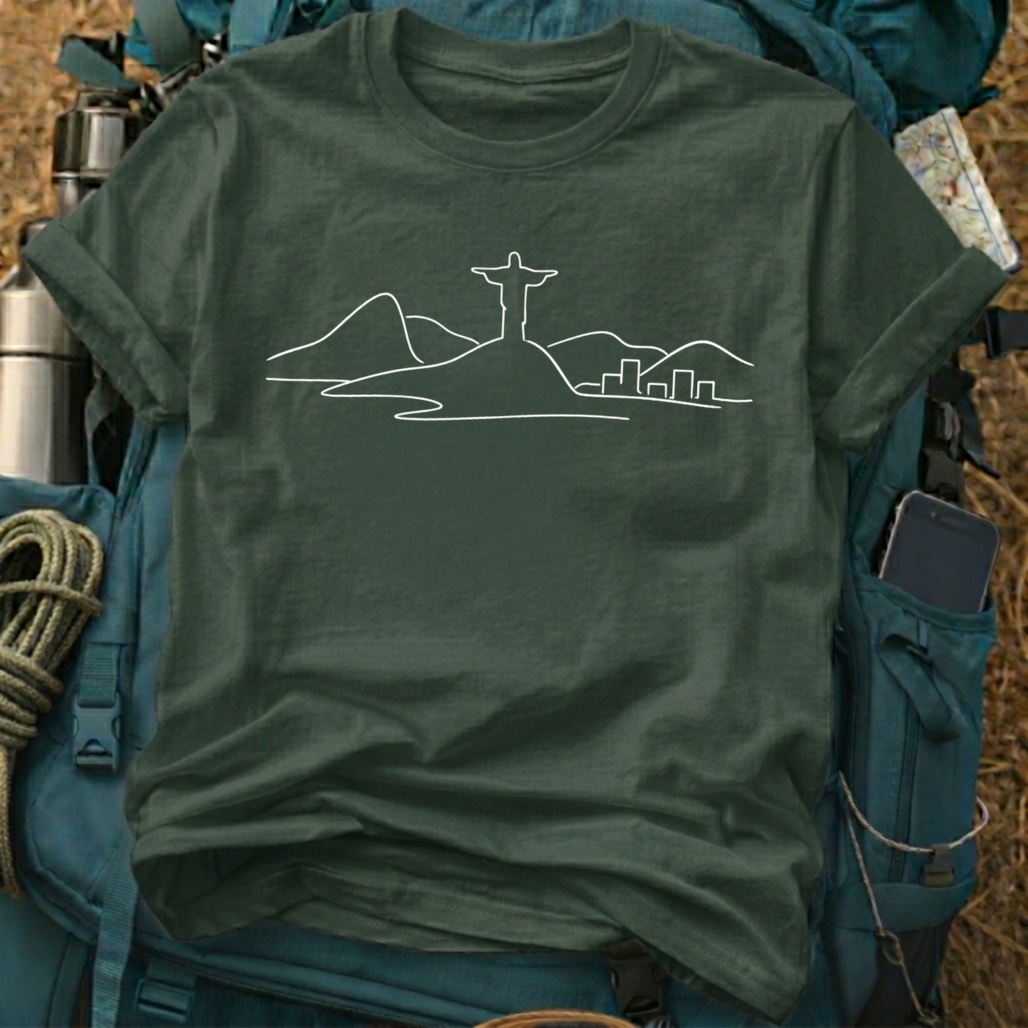 Rio de Janeiro T-Shirt – Christ the Redeemer Graphic Tee