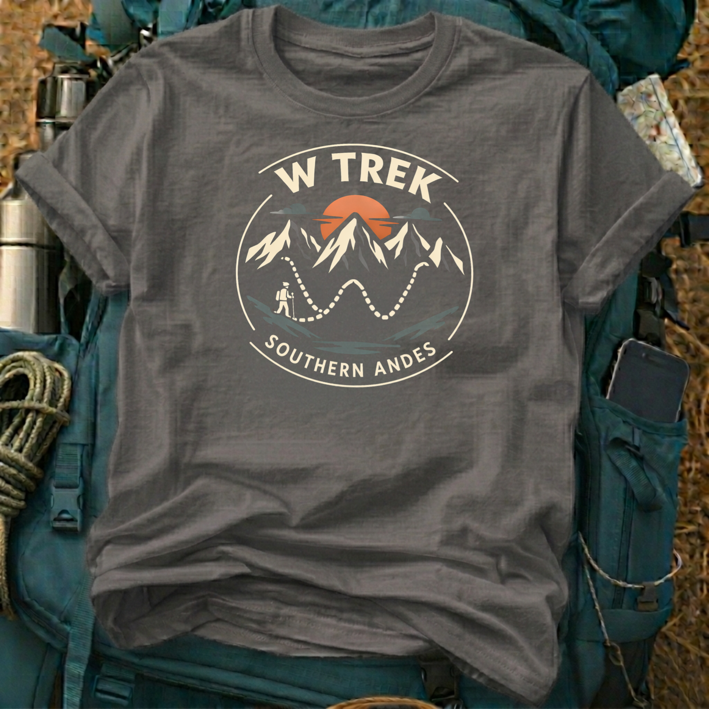 W Trek Torres del Paine Graphic Tee - Southern Andes Hiking Shirt