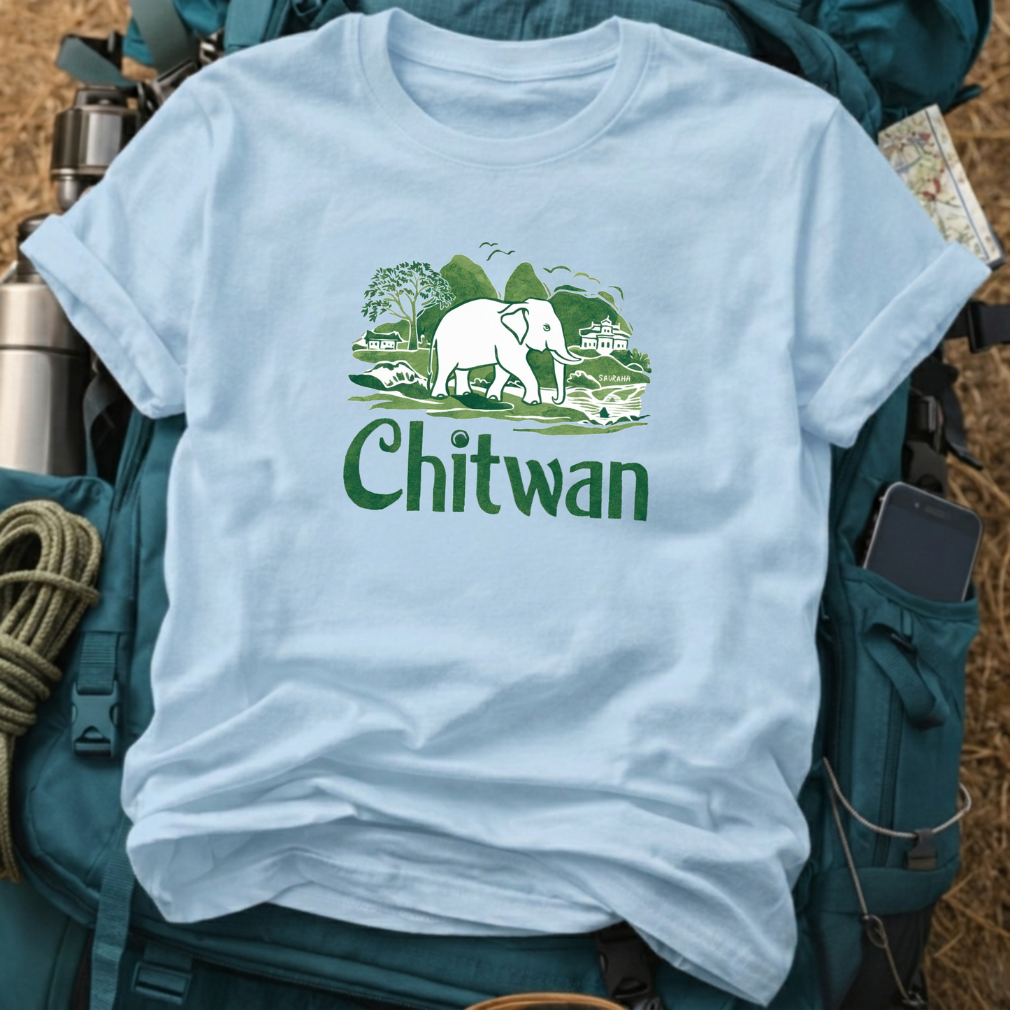 Chitwan Nepal Unisex Travel T-Shirt