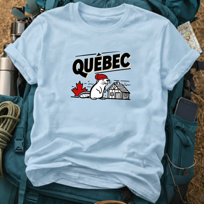Quebec Canada Unisex Travel T-Shirt