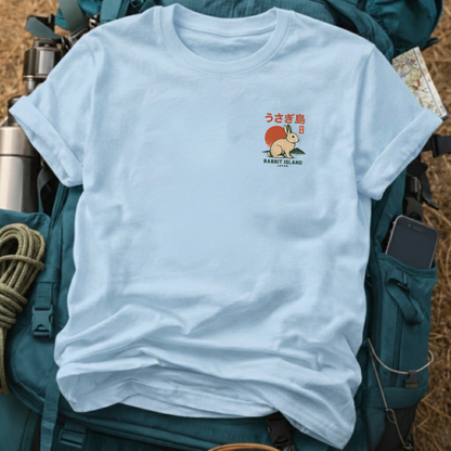 Rabbit Island Japan Travel T-Shirt - Okunoshima Graphic Tee