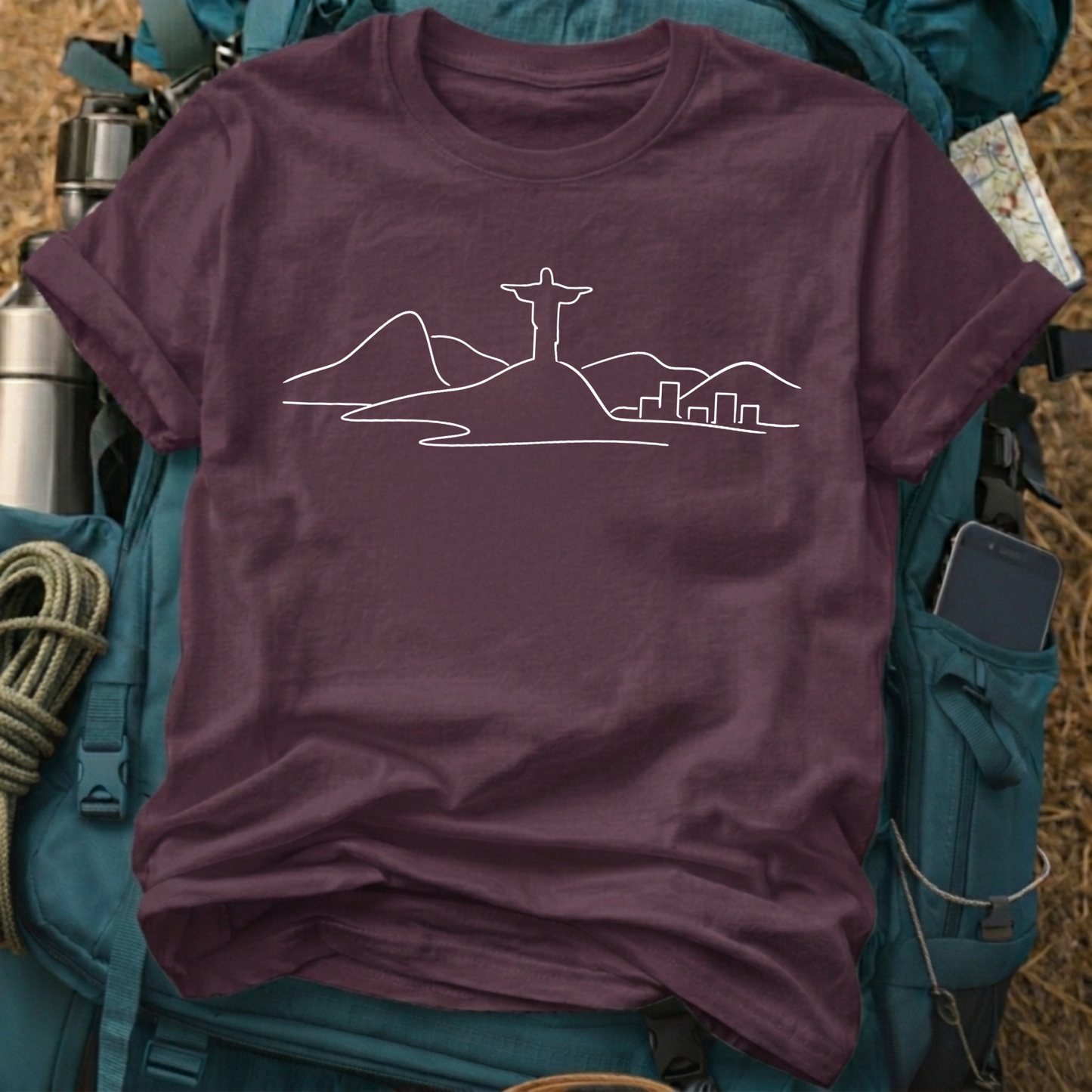 Rio de Janeiro T-Shirt – Christ the Redeemer Graphic Tee