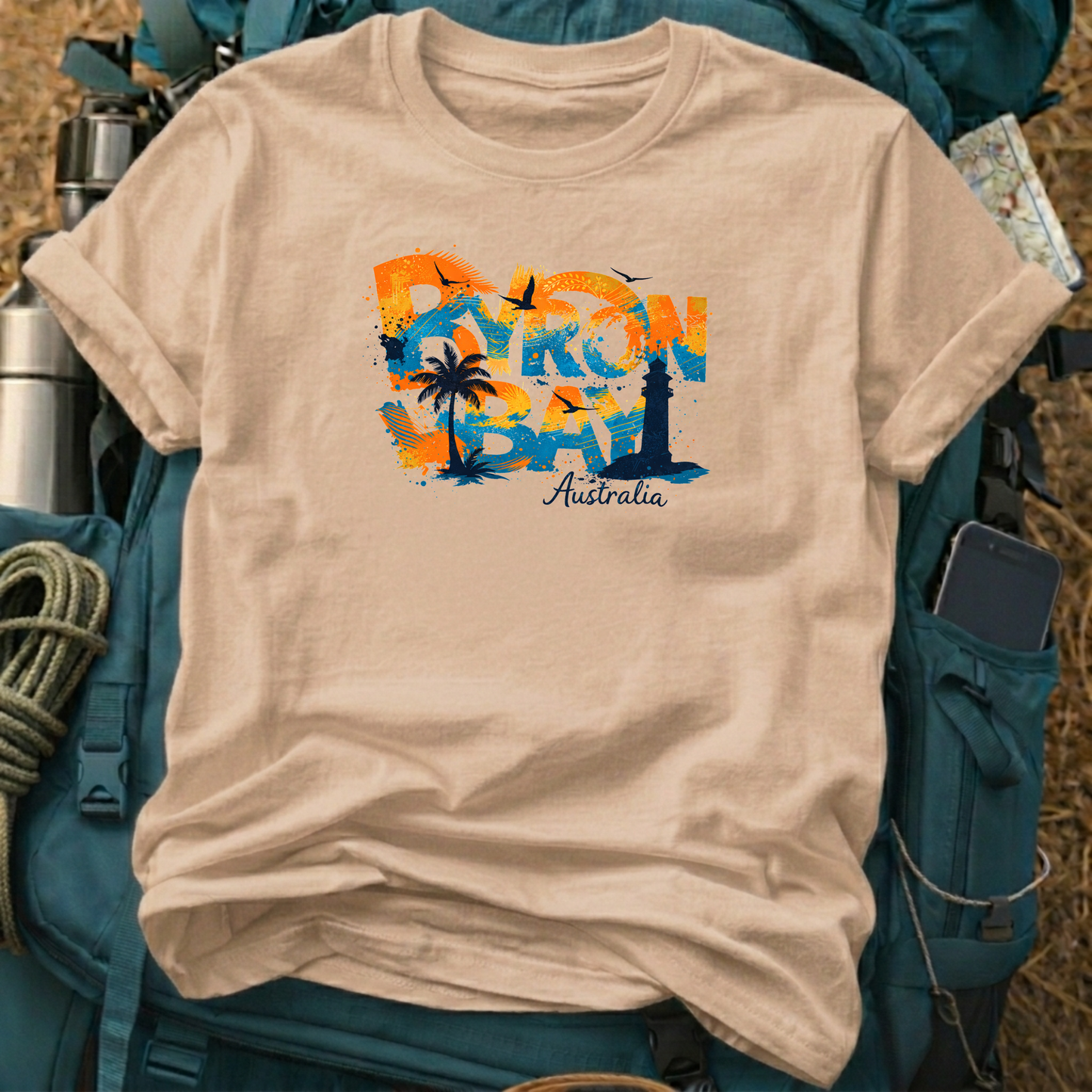 Byron Bay T-Shirt – Coastal Australia Graphic Tee