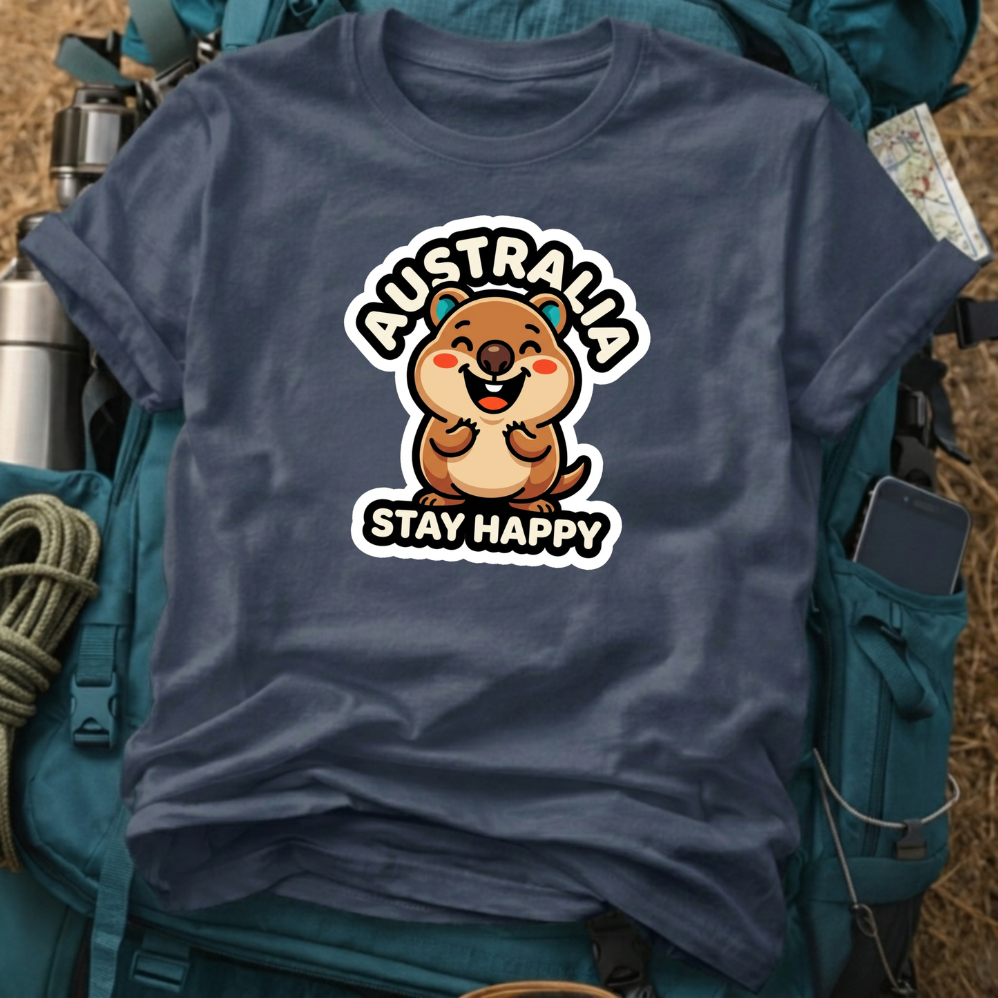 Australia Quokka T-Shirt – Cute Travel Graphic Tee