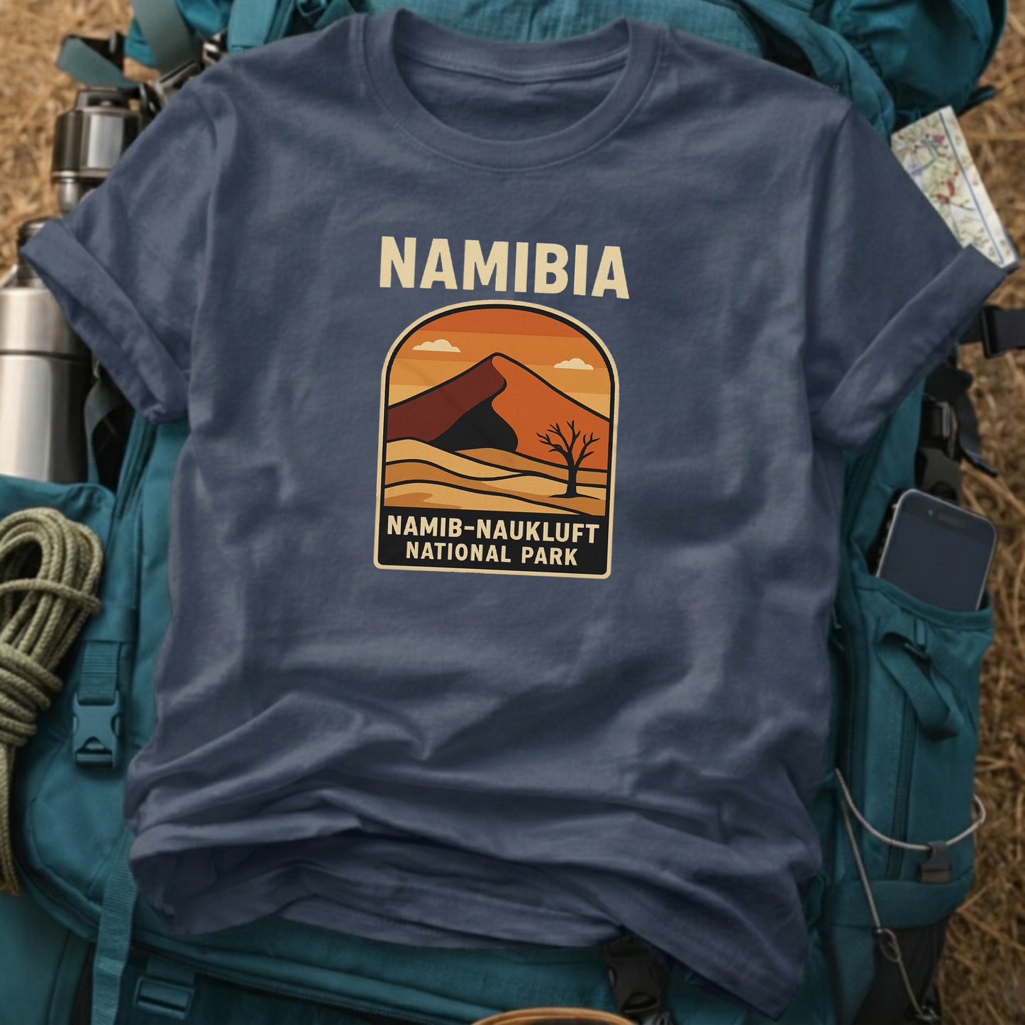 Namibia T-Shirt - Namib-Naukluft Sand Dune Graphic Tee