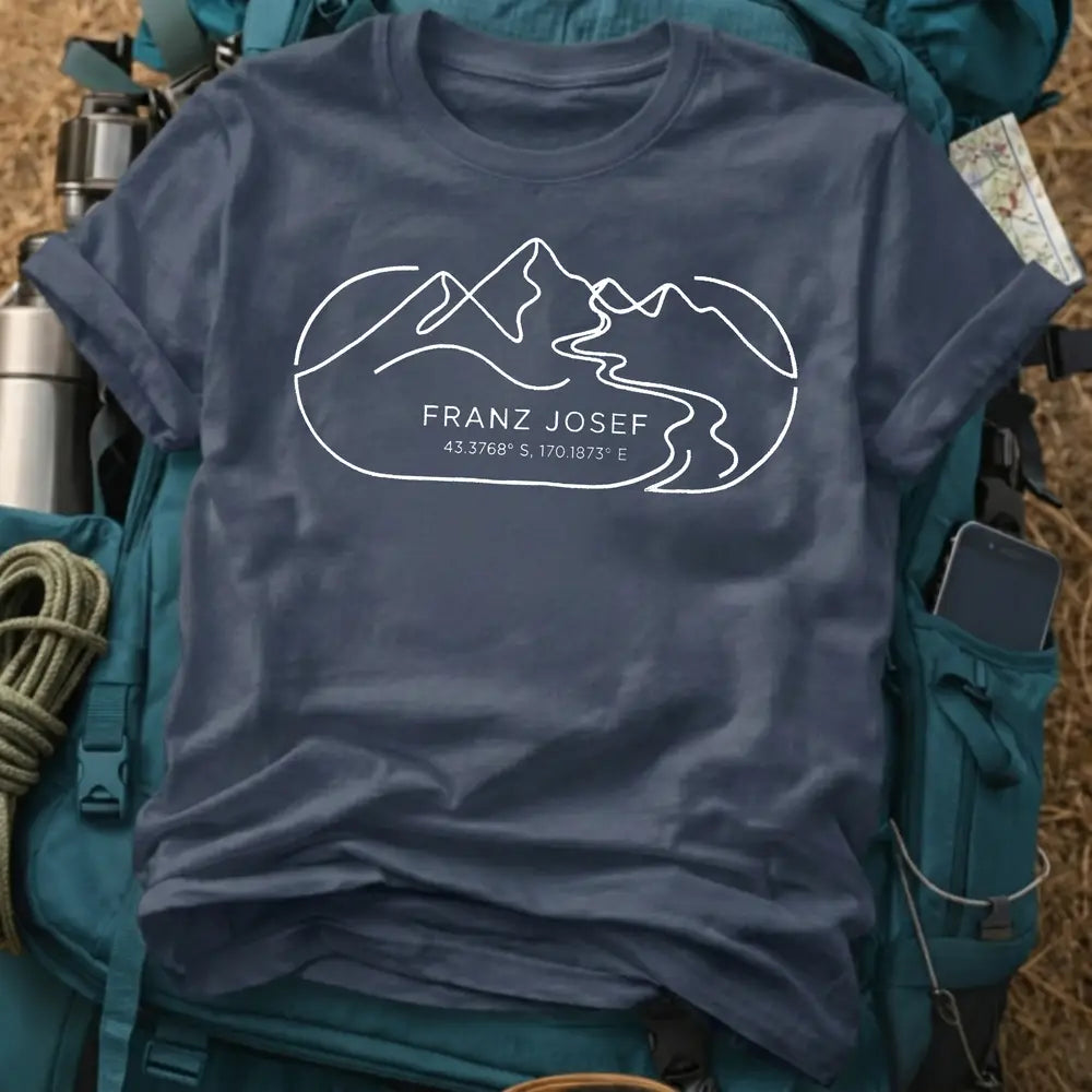 The Franz Josef Alpine Line – Minimalist Coordinates Tee