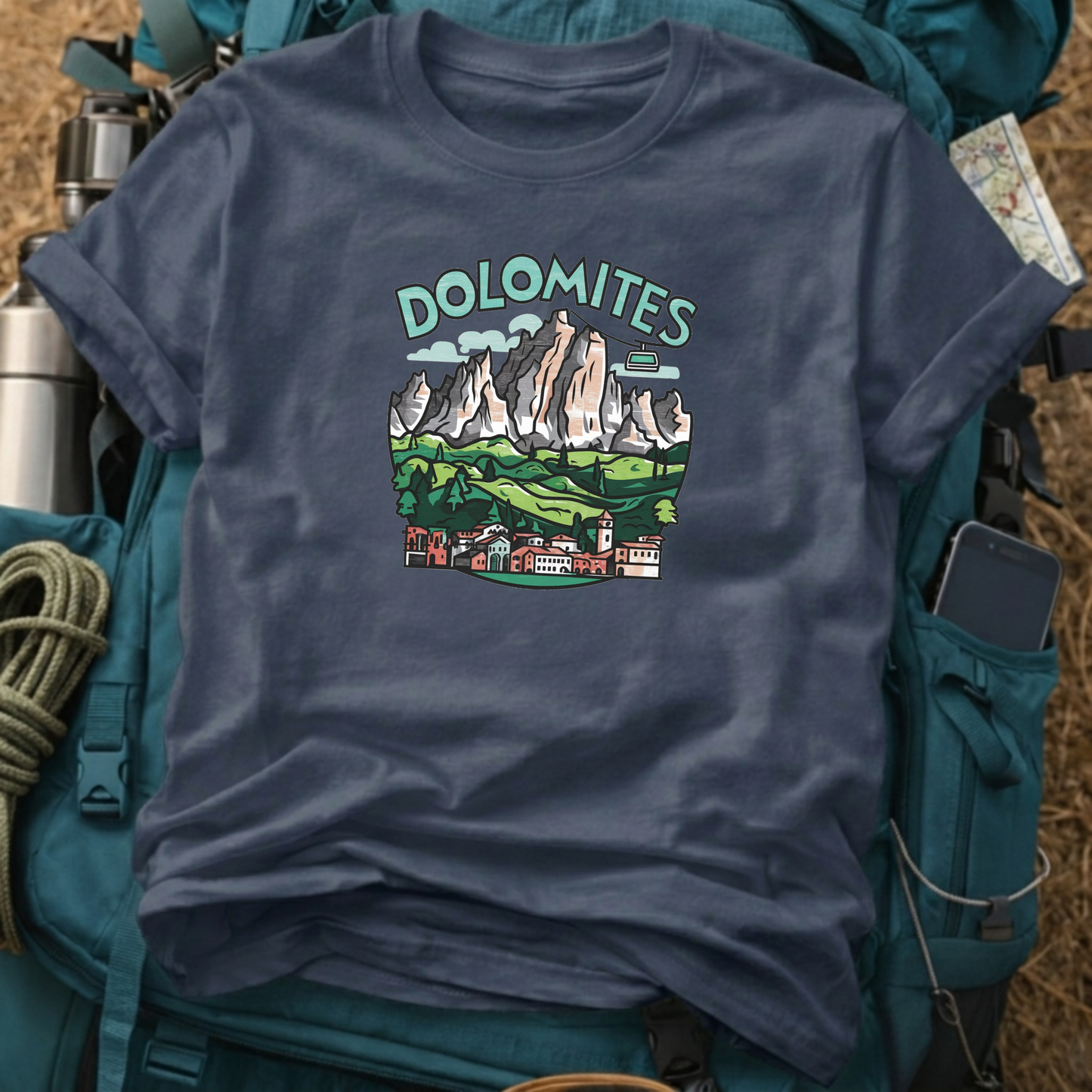 Dolomites Italy Unisex Travel T-Shirt