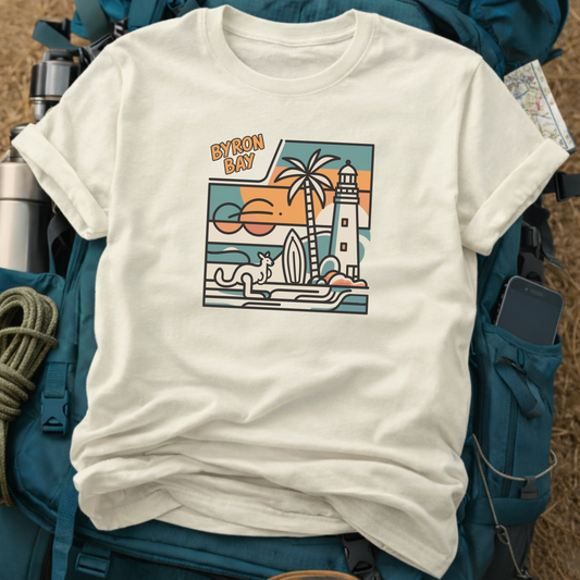 Byron Bay Australia Unisex Travel T-Shirt