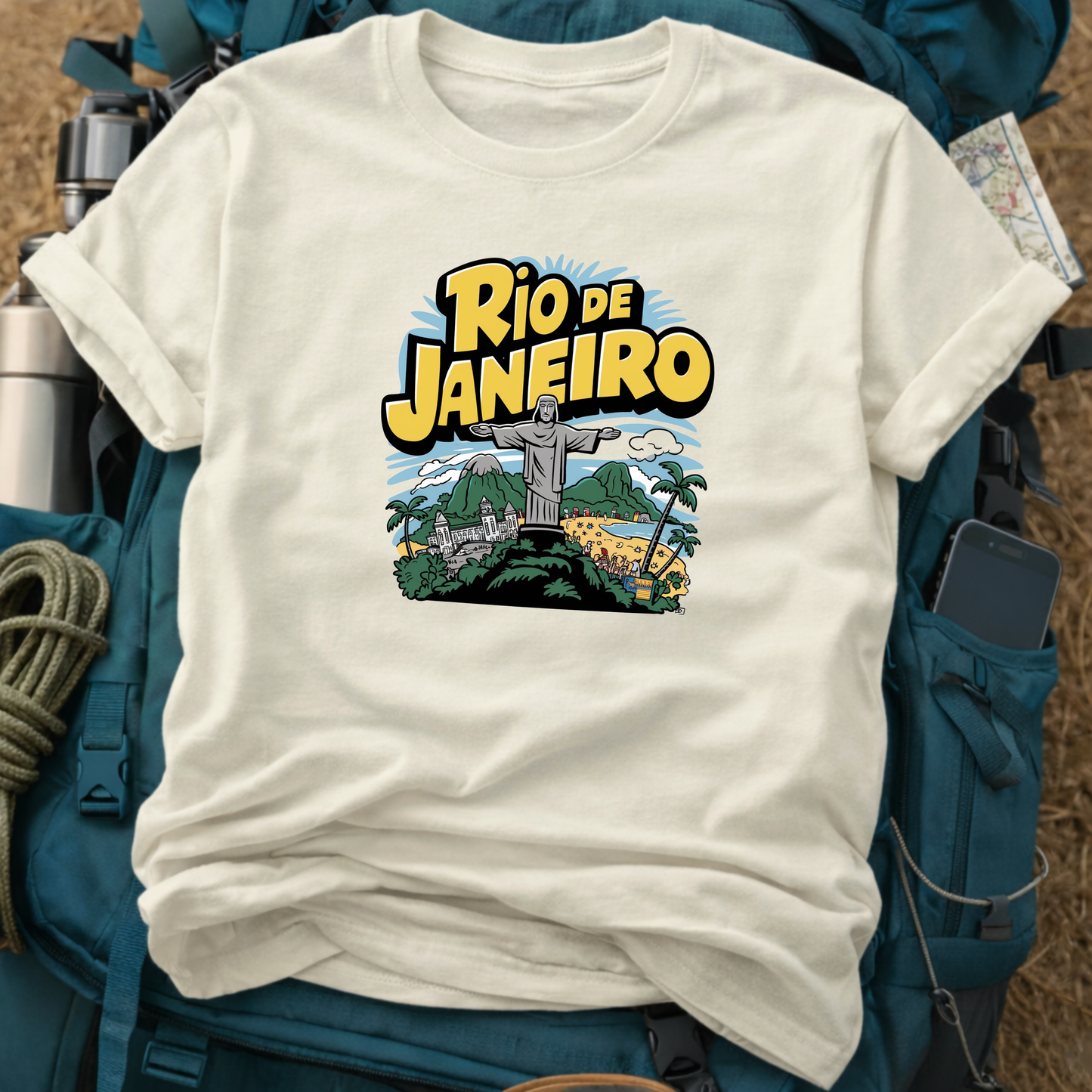 Rio de Janeiro Brazil Unisex Travel T-Shirt