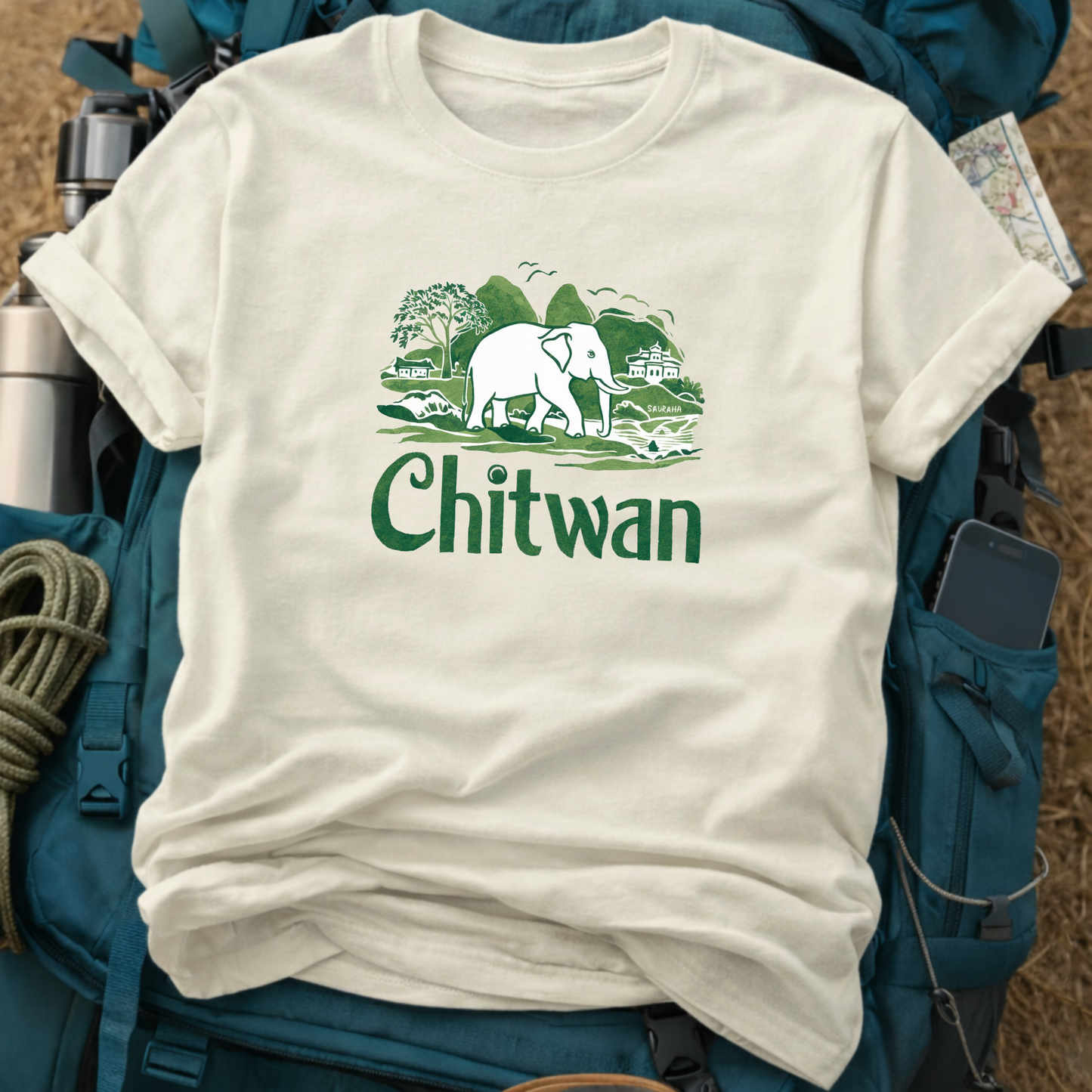 Chitwan Nepal Unisex Travel T-Shirt