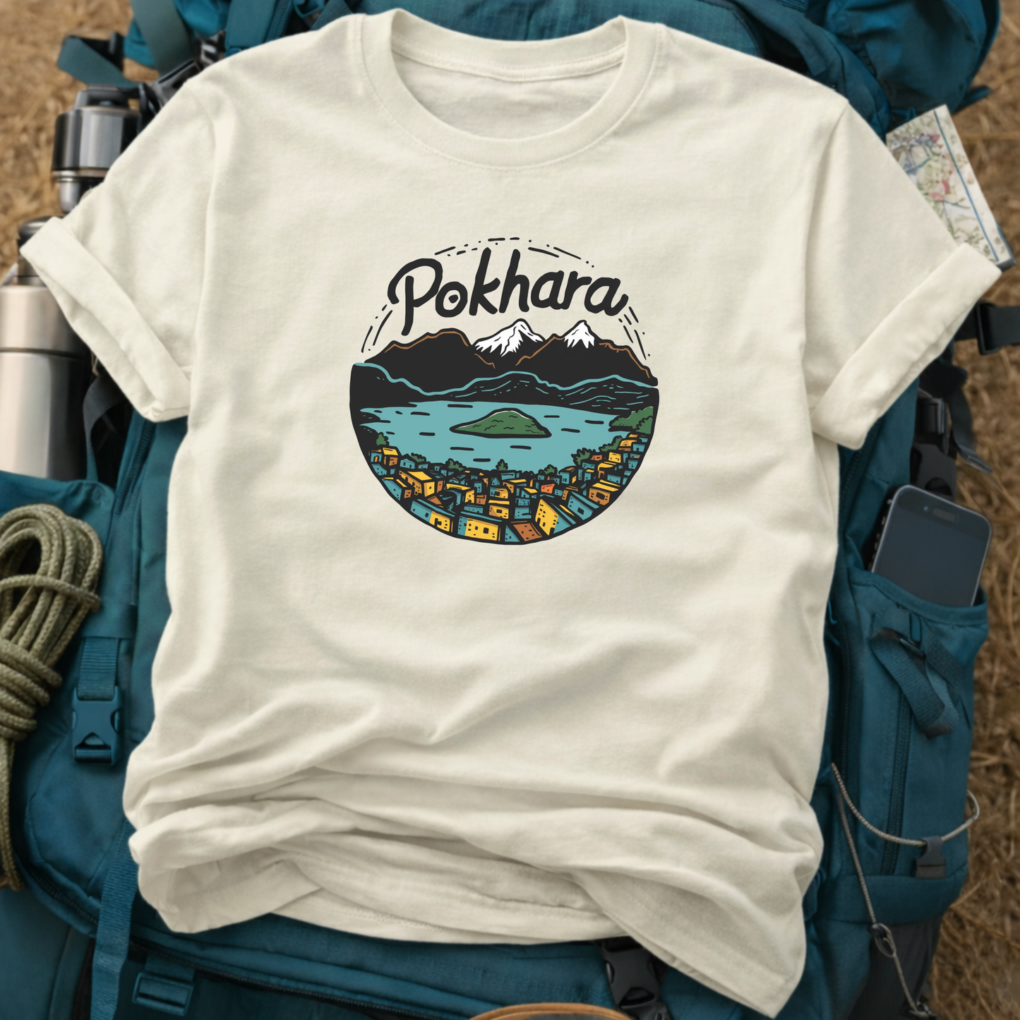 Pokhara Nepal Unisex Travel T-Shirt