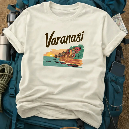 Varanasi India Unisex Travel T-Shirt