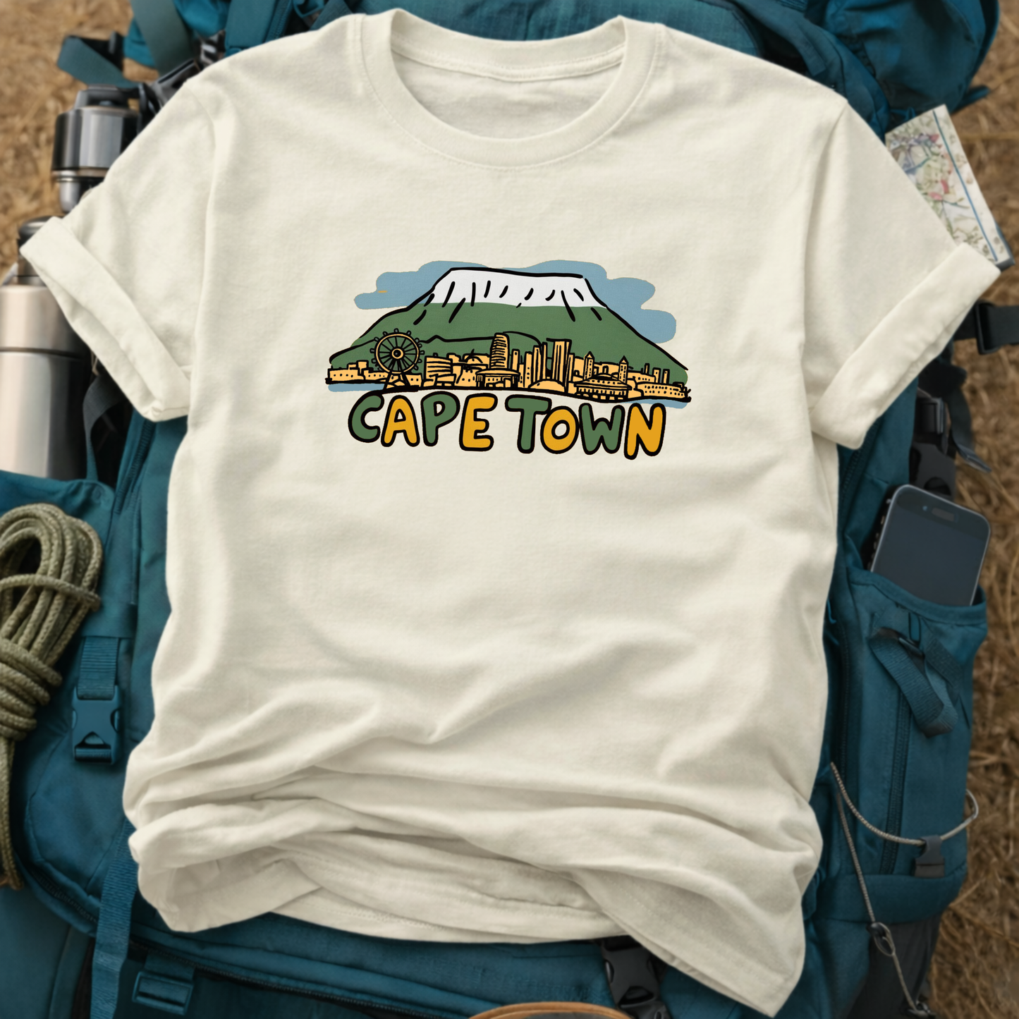 Cape Town South Africa Unisex Travel T-Shirt