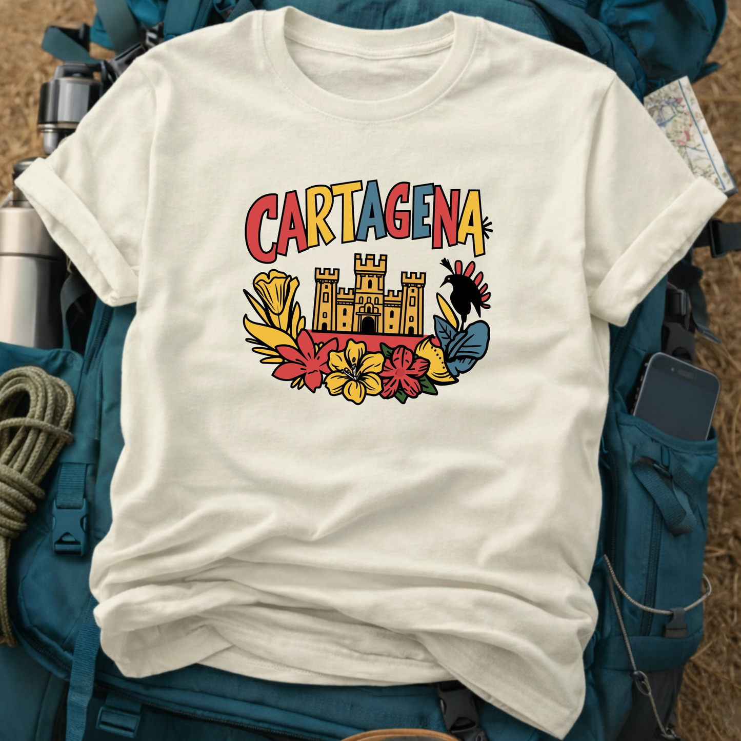 Cartagena Colombia Unisex Travel T-Shirt