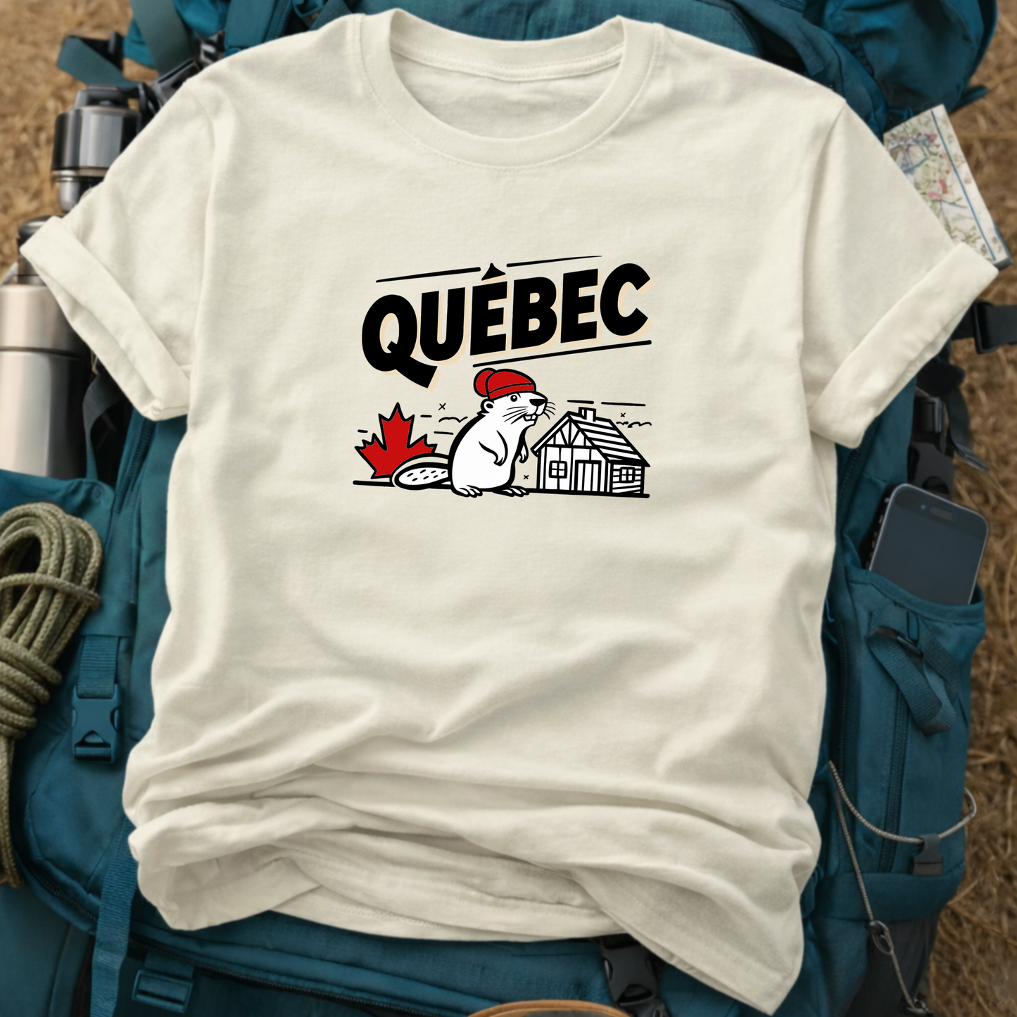 Quebec Canada Unisex Travel T-Shirt