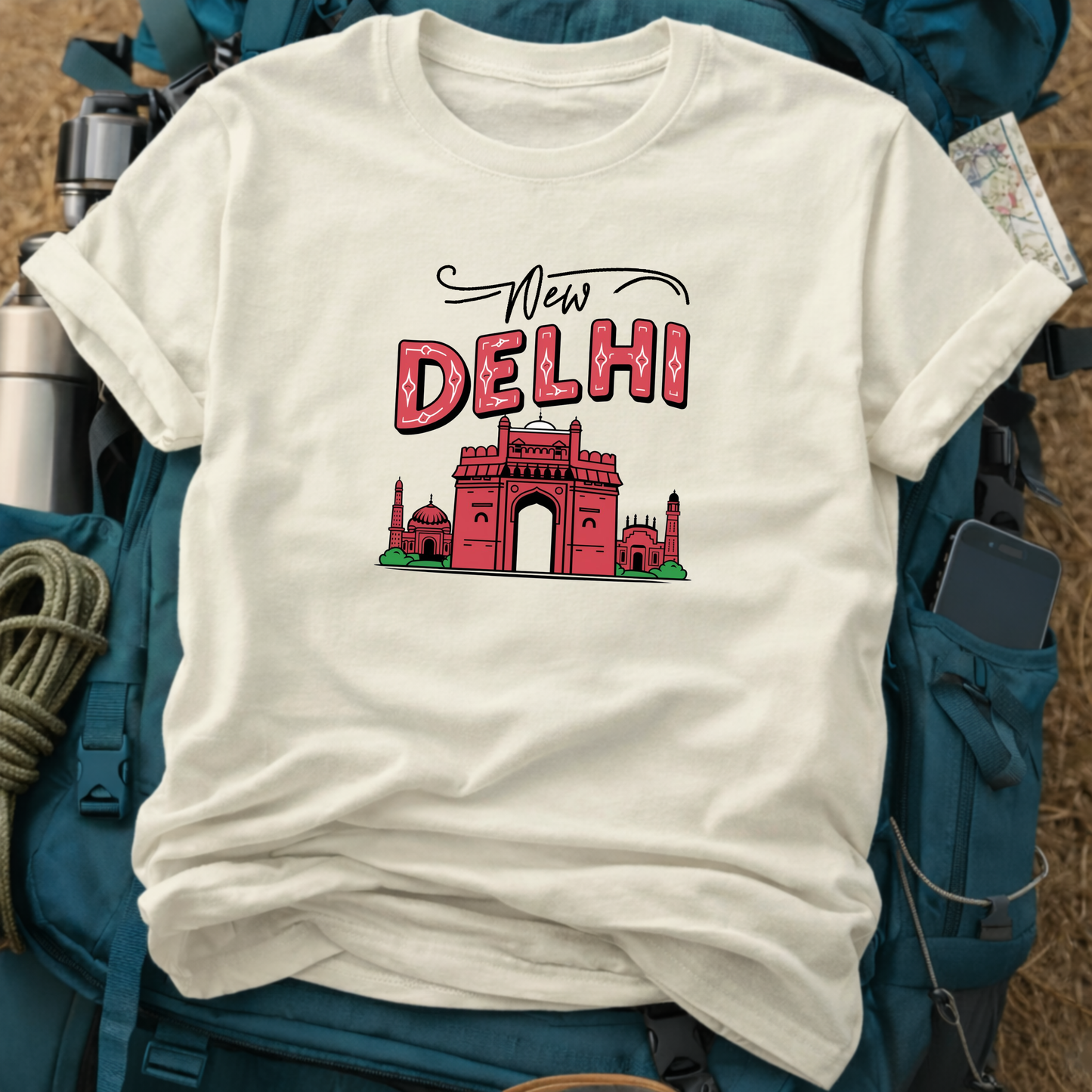 New Delhi India Unisex Travel T-Shirt