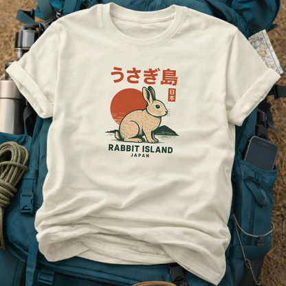 Rabbit Island Japan Travel T-Shirt - Okunoshima Graphic Tee