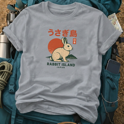 Rabbit Island Japan Travel T-Shirt - Okunoshima Graphic Tee
