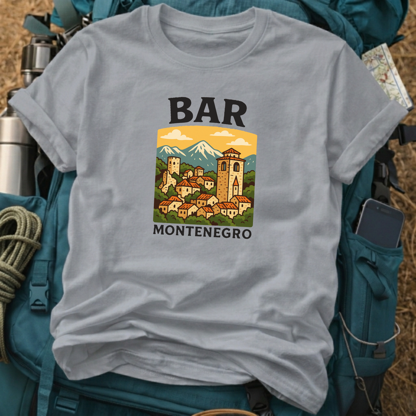 Bar Montenegro Unisex Travel T-Shirt