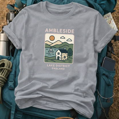Ambleside Lake District England Unisex Travel T-Shirt