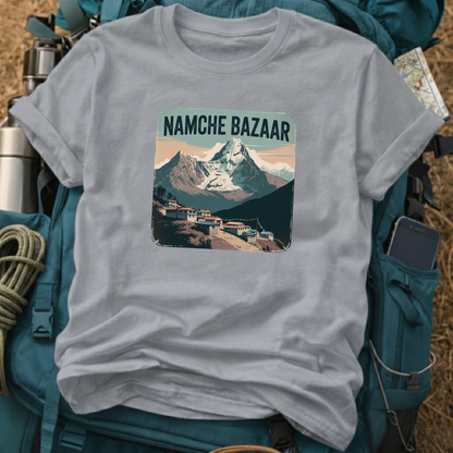 Namche Bazaar Nepal Unisex Travel T-Shirt