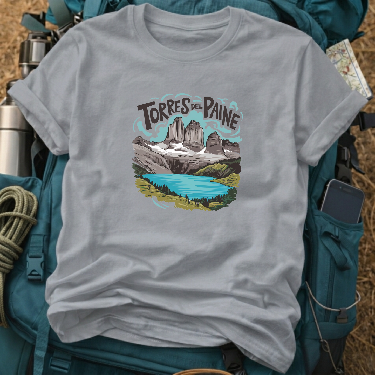 Torres del Paine Chile Unisex Travel T-Shirt