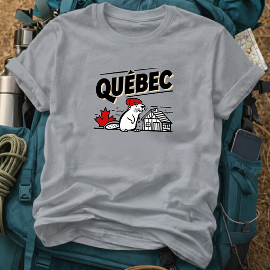 Quebec Canada Unisex Travel T-Shirt