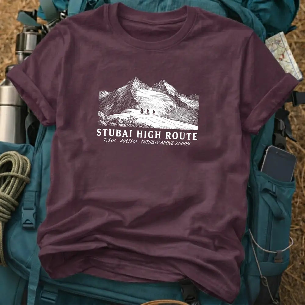 Stubai High Route Austria T-Shirt – Glacier Hike Tee