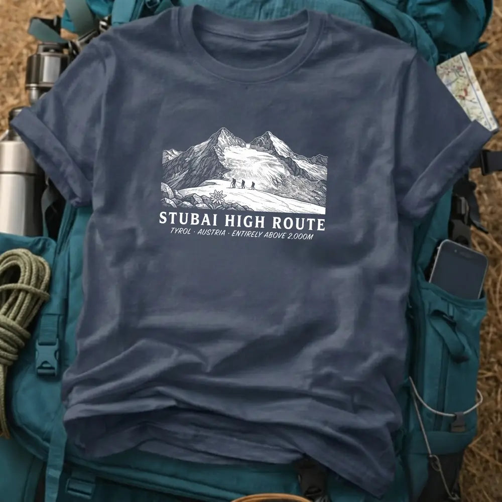 Stubai High Route Austria T-Shirt – Glacier Hike Tee