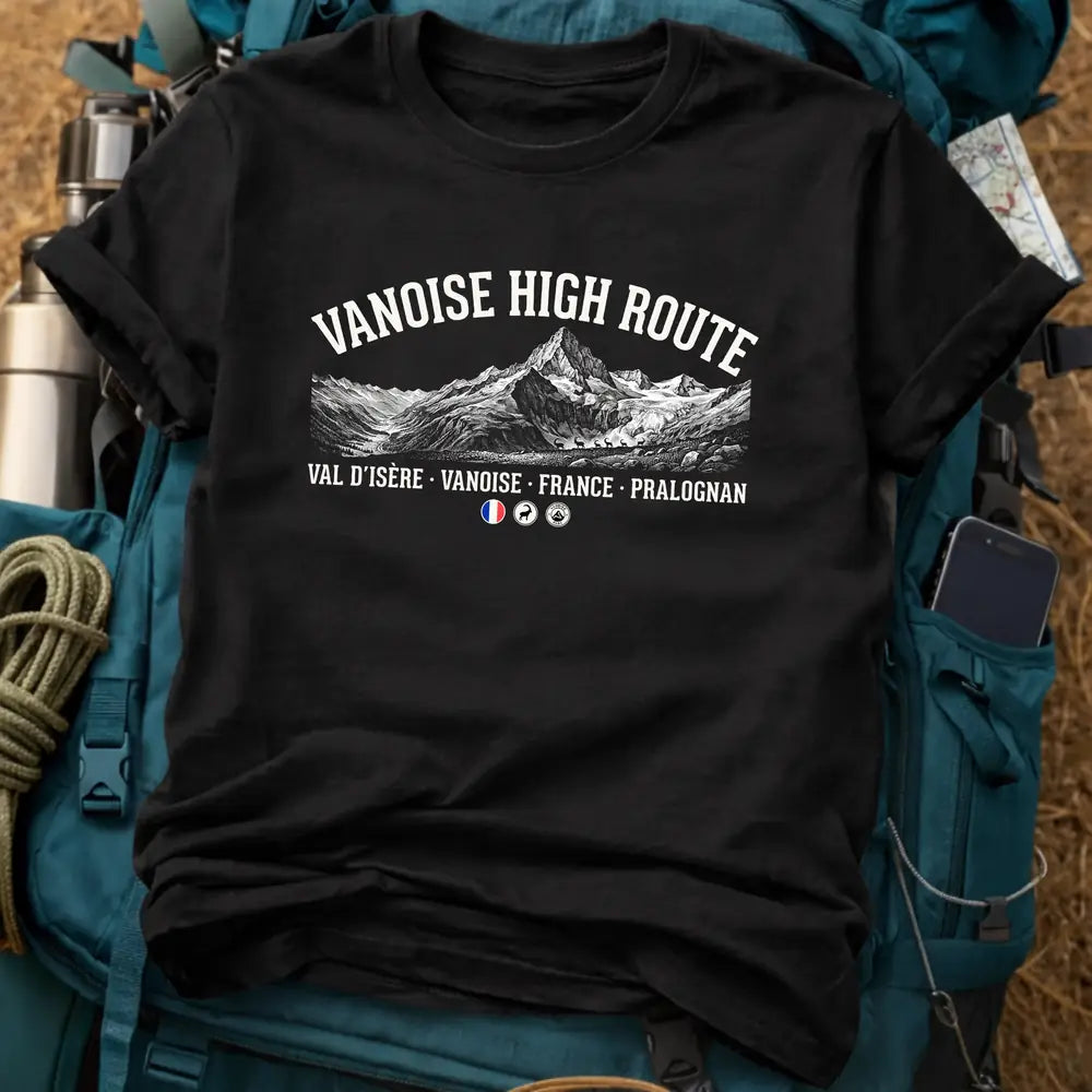 Vanoise High Route France T-Shirt – Alpine Valley Tee