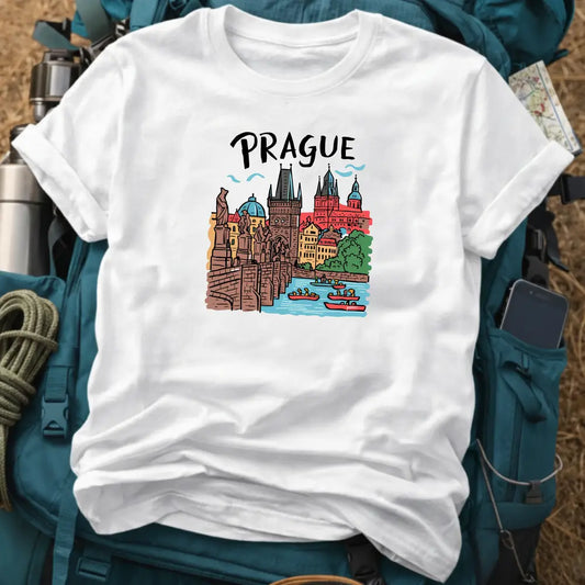 Prague Czechia Unisex Travel Tee