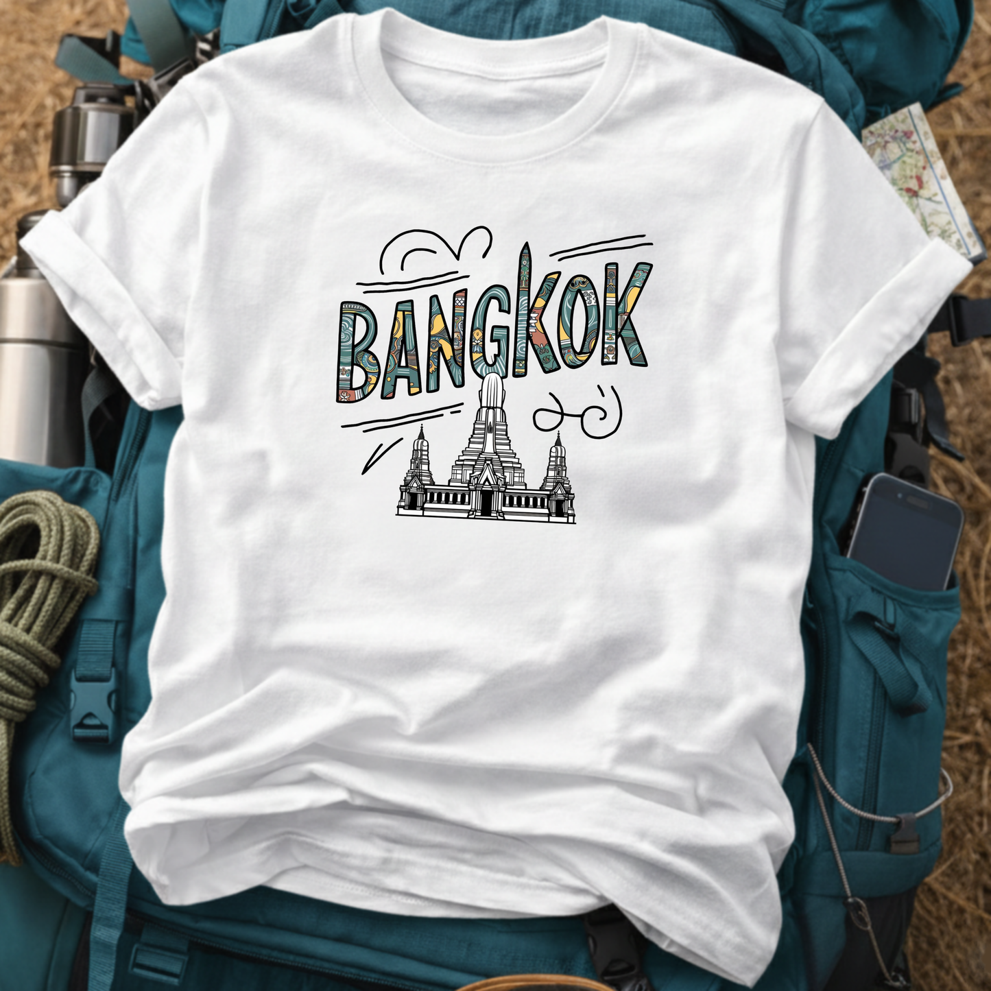 Bangkok Thailand Unisex Travel T-Shirt
