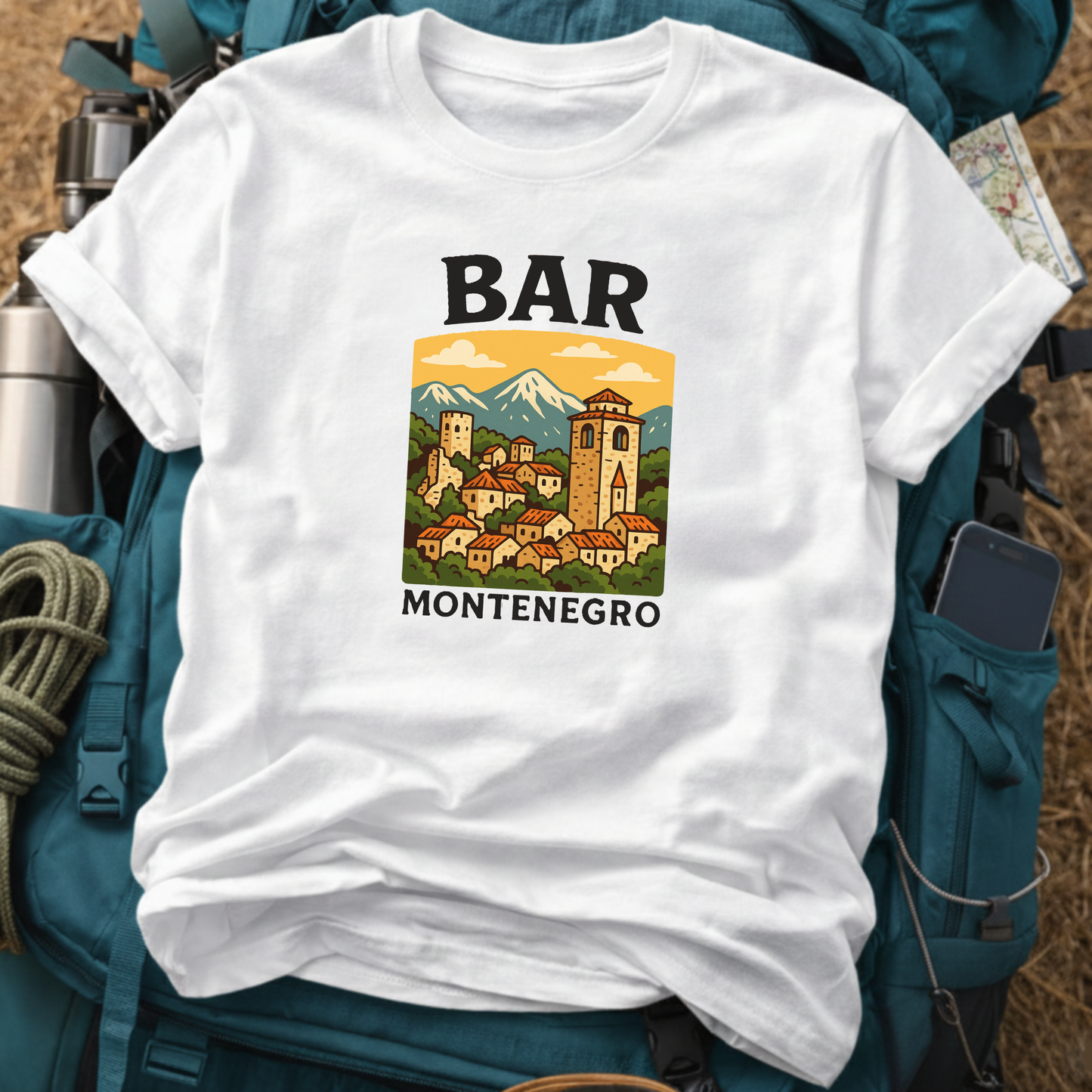Bar Montenegro Unisex Travel T-Shirt